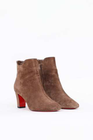 Christian Louboutin Suede Ankle Boot