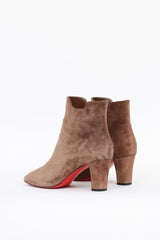 Christian Louboutin Suede Ankle Boot