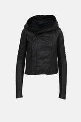 Rick Owens Asymmetrical Leather Jacket