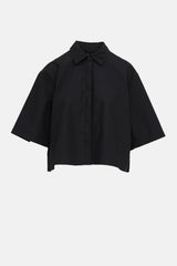 Toteme Cropped Cotton Shirt