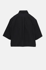 Toteme Cropped Cotton Shirt