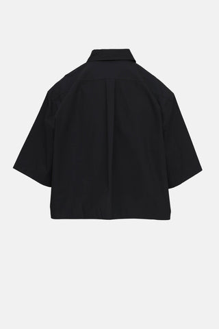 Toteme Cropped Cotton Shirt