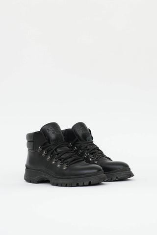 Prada Leather Hiking Boot