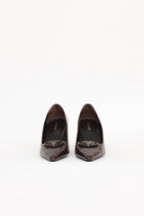 Prada Logo Plaque Pump