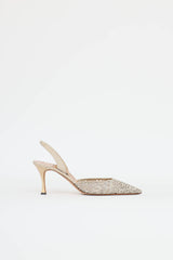 Manolo Blahnik Carolyne Laser Cut Heel