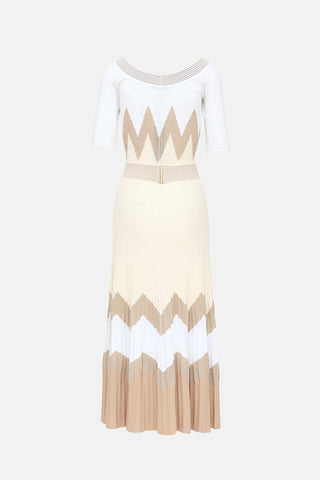 Knit Metallic  Dress