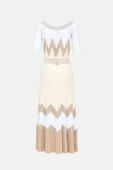 D.Exterior Metallic Dress