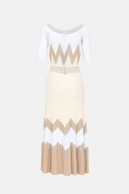 D.Exterior Metallic Dress
