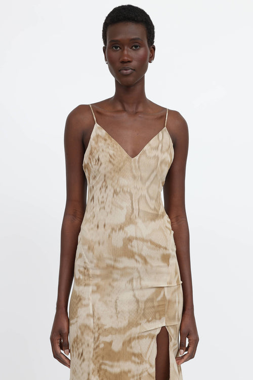 Blumarine Printed Gown