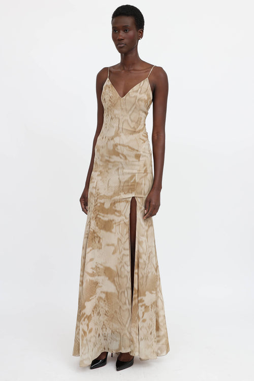Blumarine Printed Gown