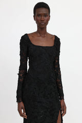 Blumarine Macrame Lace Dress