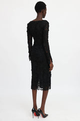 Blumarine Macrame Lace Dress