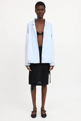 Blumarine Lace Combat Skirt