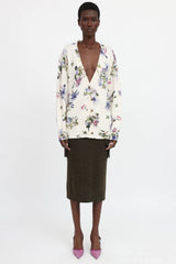 Blumarine Knit Cargo Skirt