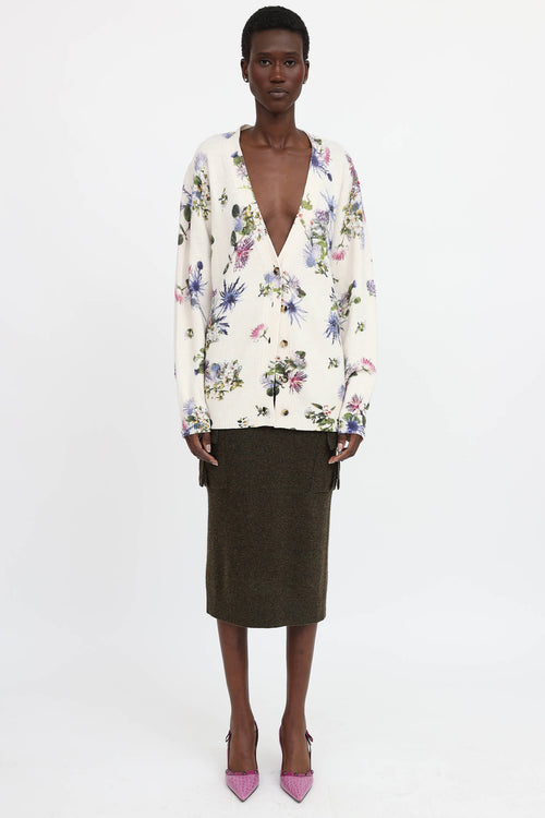 Blumarine Knit Cargo Skirt