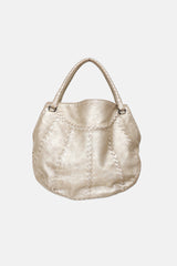 Bottega Veneta 2009 Metallic Woven Tote Bag