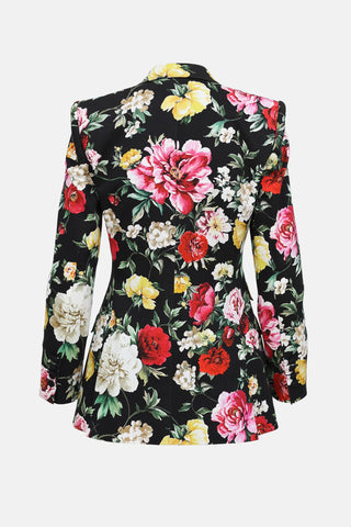 Dolce & Gabbana Floral Pattern Blazer