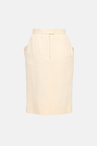 Chanel C. 1980s Pencil Skirt