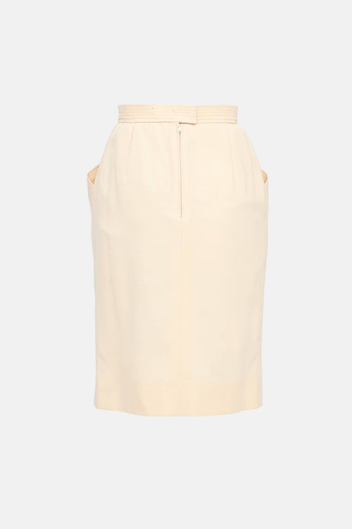 Chanel C. 1980s Pencil Skirt