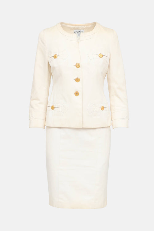 Chanel Cruise 1996 Jacket & Skirt Co-Ord Set