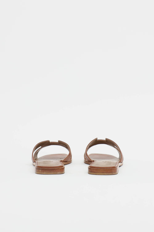 Hermès Box Leather Oran Sandal
