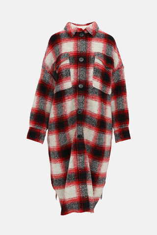 Isabel Marant Étoile Plaid Gabrion Coat