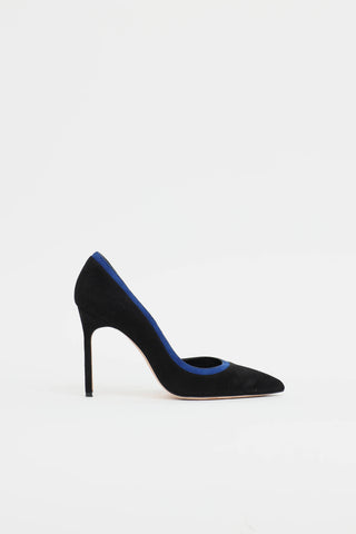 Manolo Blahnik Suede Pump
