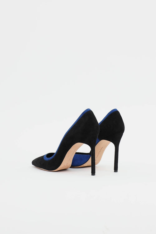 Manolo Blahnik Suede Pump