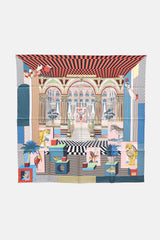 Hermès Silk Grand Theatre Nouveu 90 Scarf