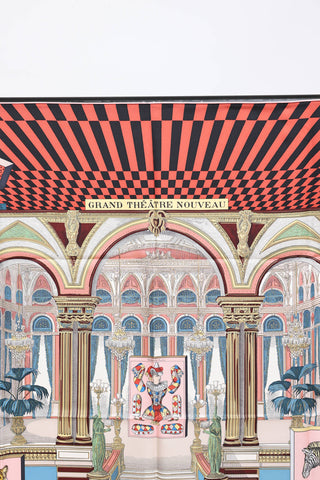 Hermès Silk Grand Theatre Nouveu 90 Scarf