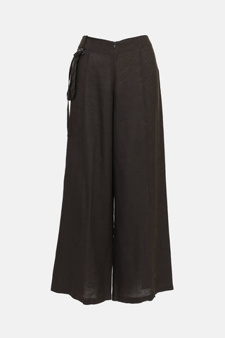Sarah Pacini Semi-Sheer Pocket Trousers