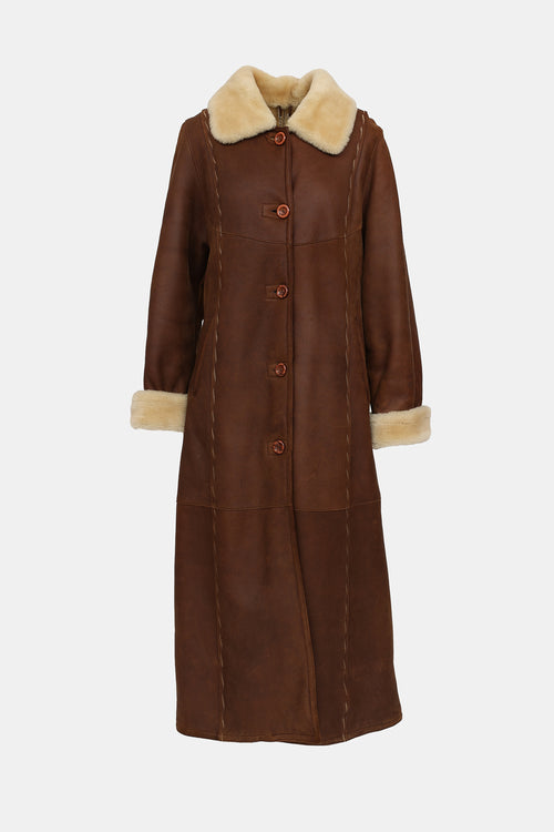 Long Shearling Coat