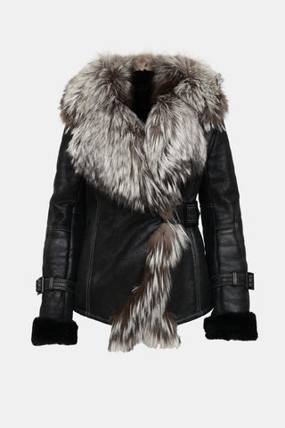 Alonzo Christi Fur Trim Jacket