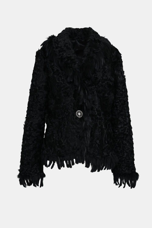 VSP Archive Fur Fringe Jacket