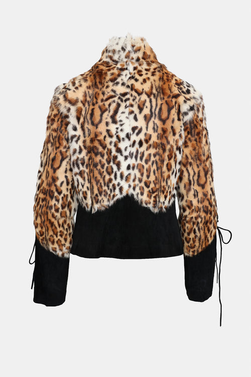 VSP Archive Patterned Fur & Suede Jacket