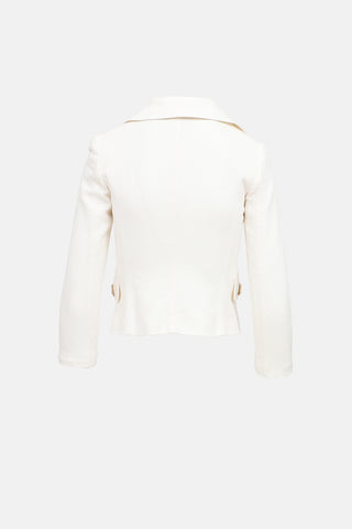 Dolce & Gabbana C. 1990s Textured Crop Blazer