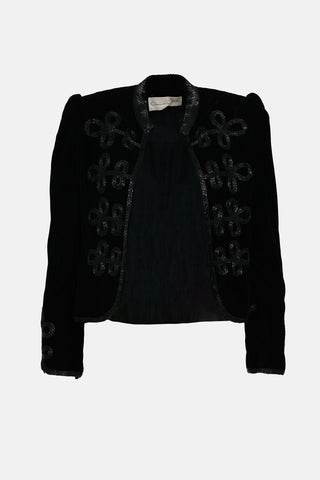 Velvet Beaded Jacket
