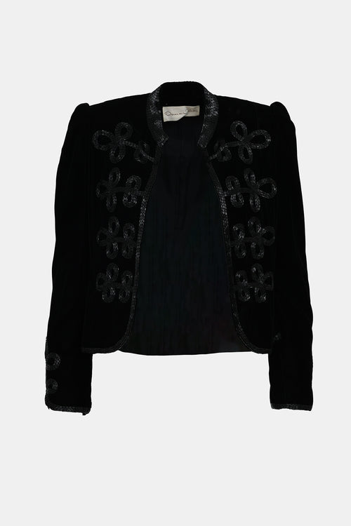 Velvet Beaded Jacket