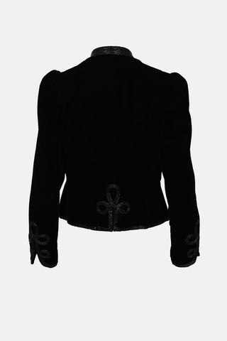 Velvet Beaded Jacket