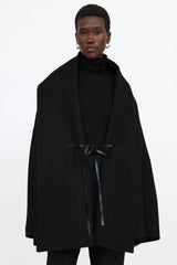 Valentino Wool Cape Coat