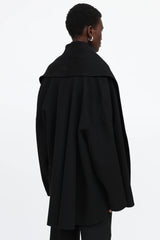 Valentino Wool Cape Coat