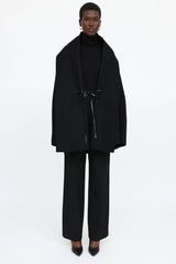Valentino Wool Cape Coat