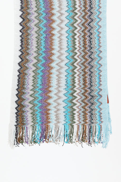Missoni Zig Zag Knit Scarf