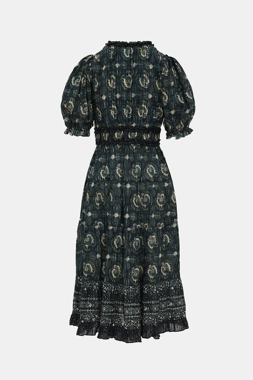 Ulla Johnson Patterned Ruffle Dress