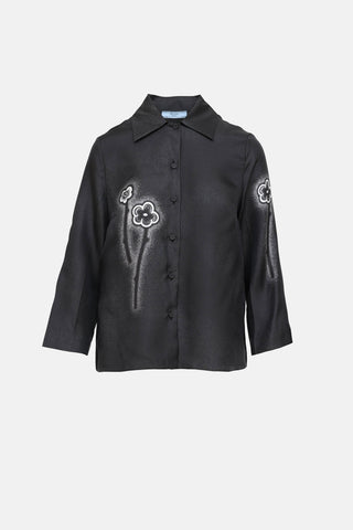 FW 2012 Silk Floral Button Up Shirt