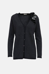 Prada Crystal Embellished Cardigan