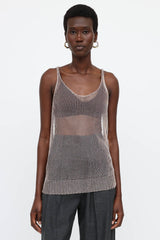 Lanvin 2015 Chainmail Tank Top