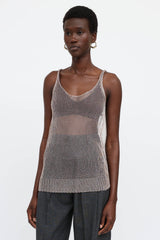 Lanvin 2015 Chainmail Tank Top
