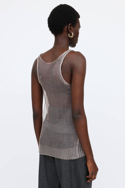 Lanvin 2015 Chainmail Tank Top