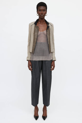 Lanvin 2015 Chainmail Tank Top
